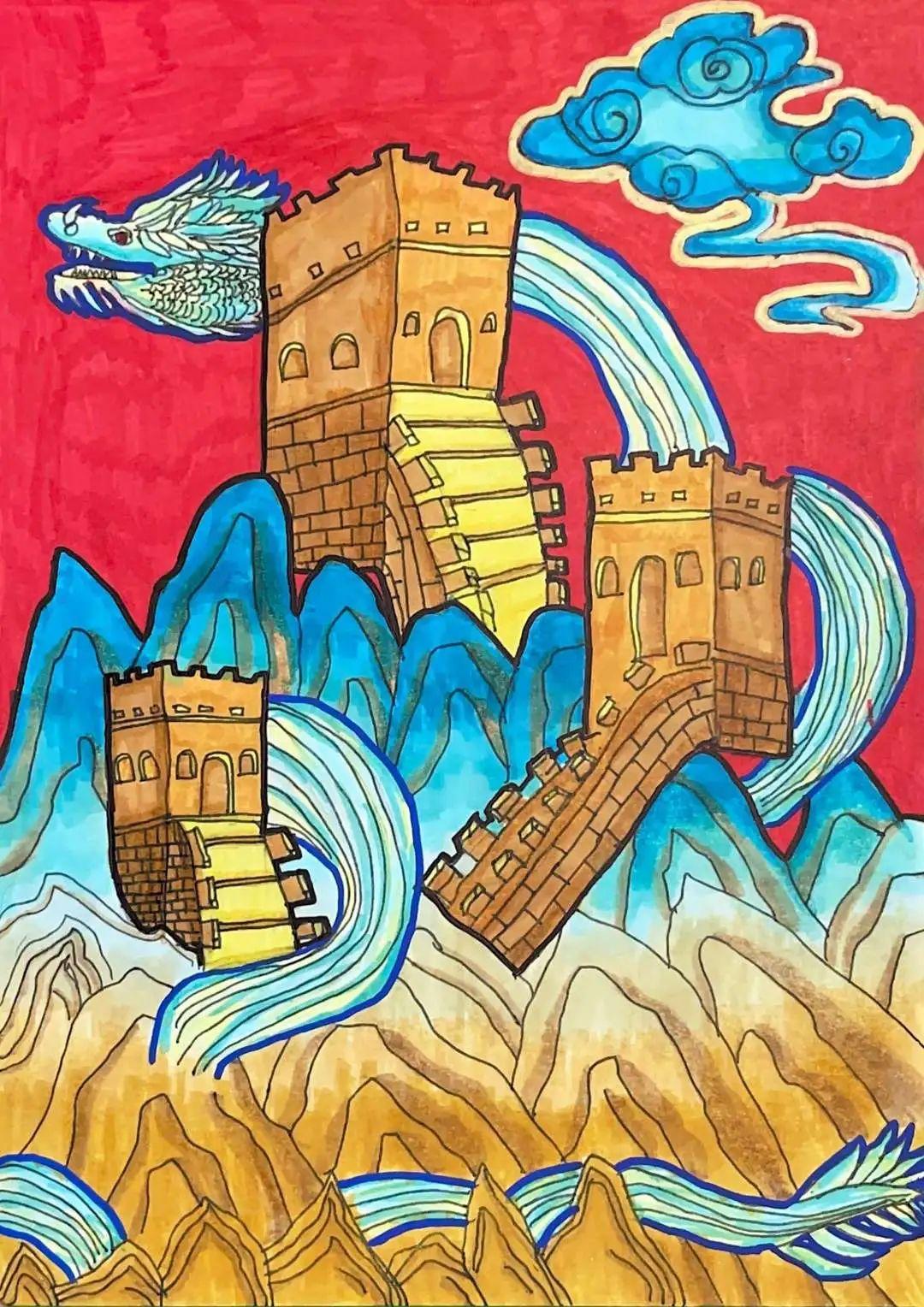 蓝天下的泰姬陵——"多彩世界"云上画展之十六