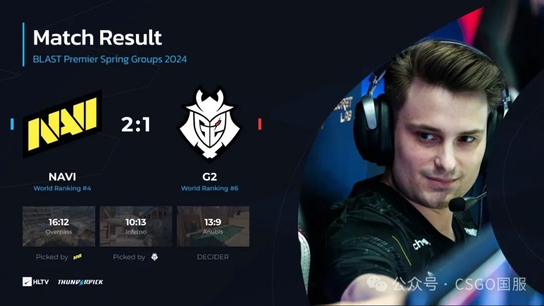 【CSGO | G2、小蜜蜂翻车,NaVi与A队取得两连胜】