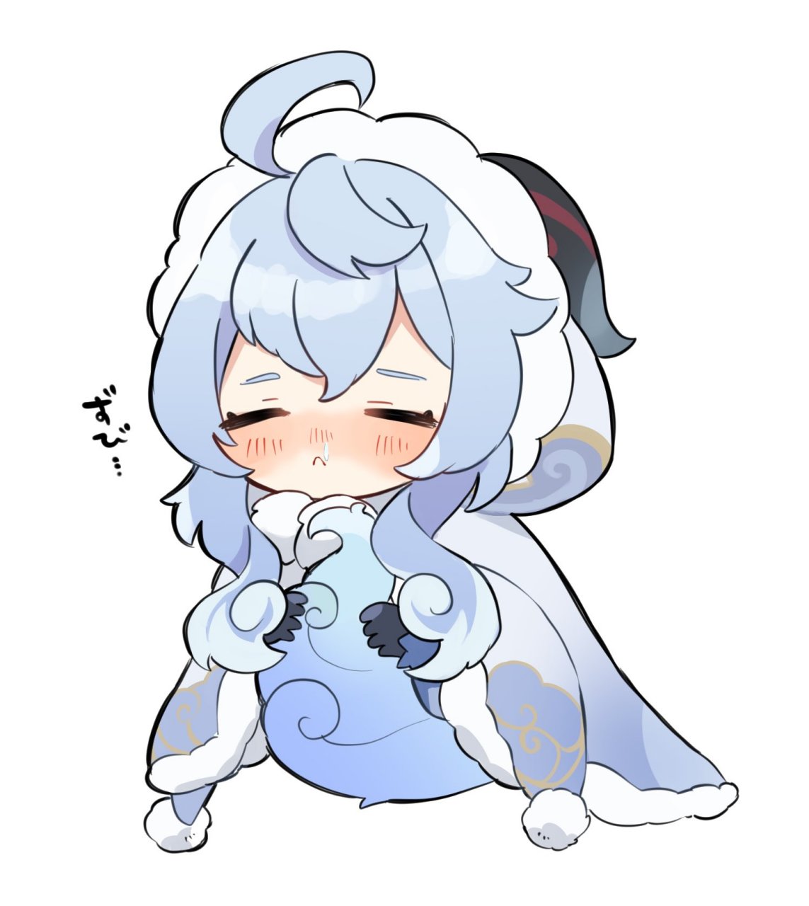 原神# 小时候的甘雨好可爱啊,那时候她还有尾巴[三哈]twi:@nana93_xx