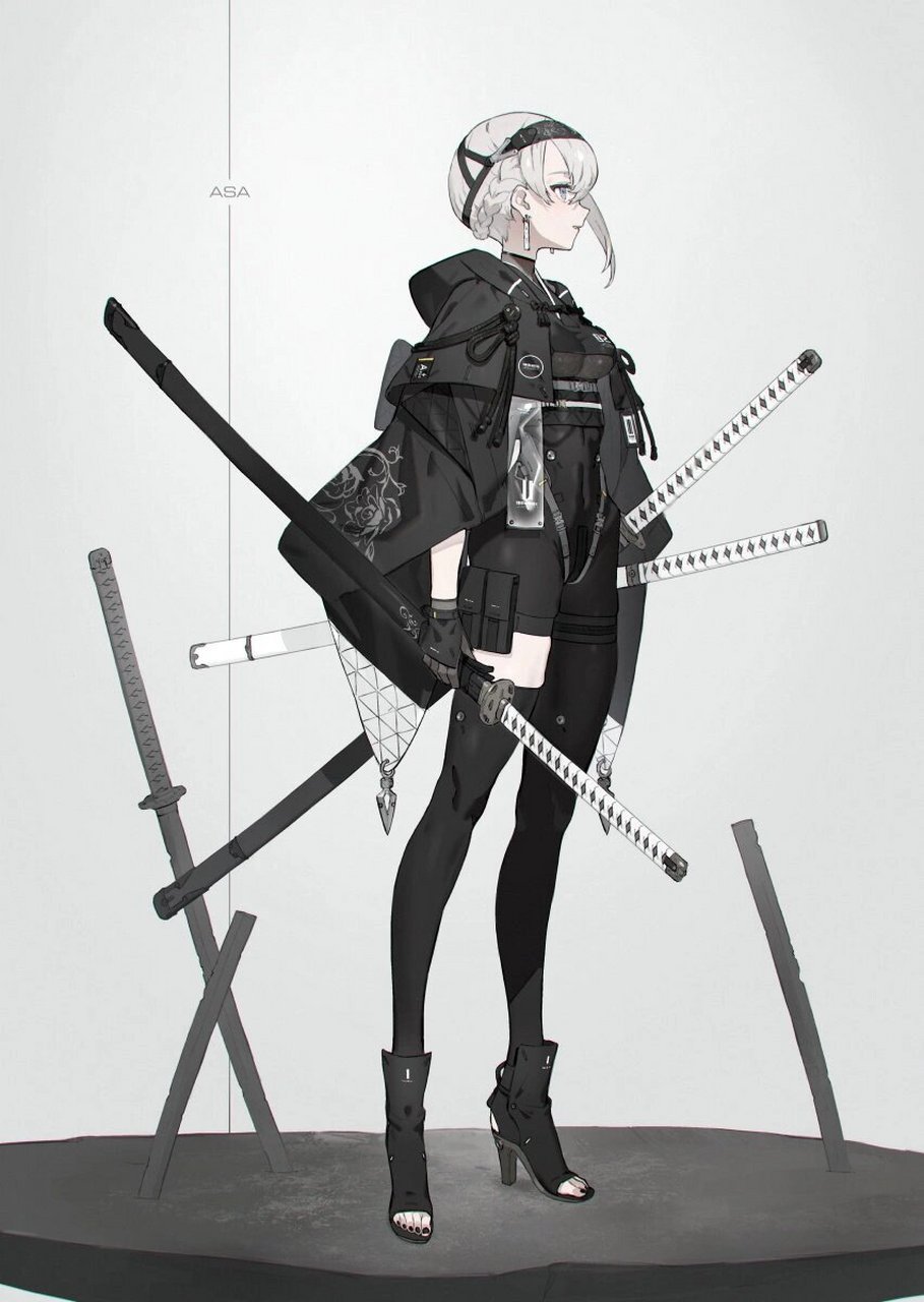 插画分享|独特的画风  neco老师在微博有号的,而且经常出手办,喜欢的