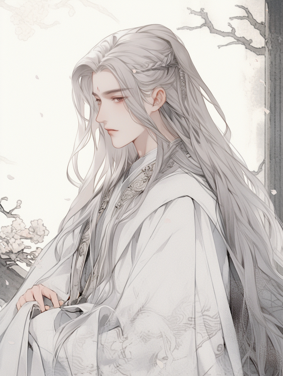 古风美男帅哥头像插画壁纸  古风美男帅哥头像来啦!