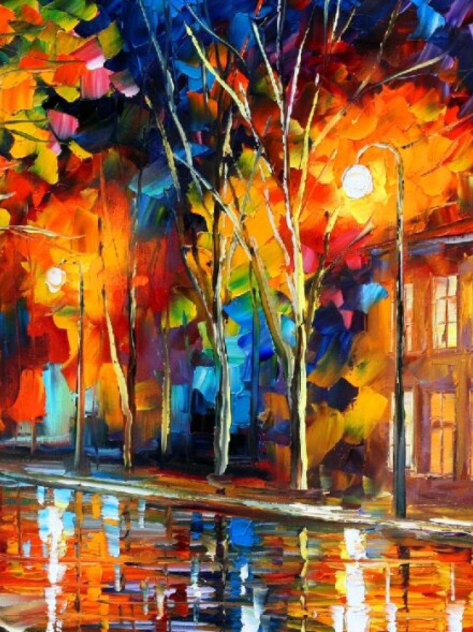 【画家:李奥尼德·阿夫列莫夫(leonid afremov 李奥尼德·阿夫列