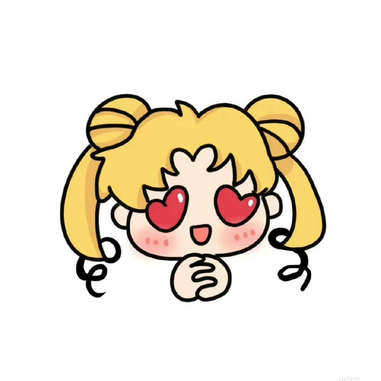 美少女战士水兵月 | 超可爱q版动漫头像 93" 我是爱与正义的水手服