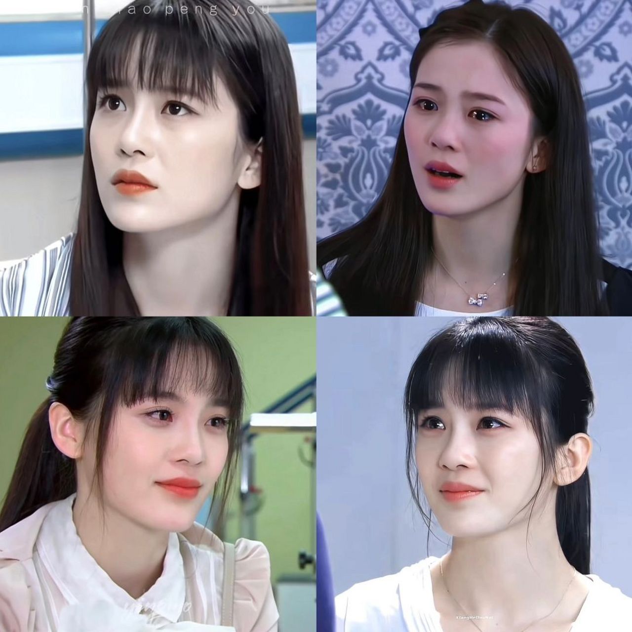 今天晚上刷抖音,看到我的白月光张檬和杨真真还有安琪媛发微博了.