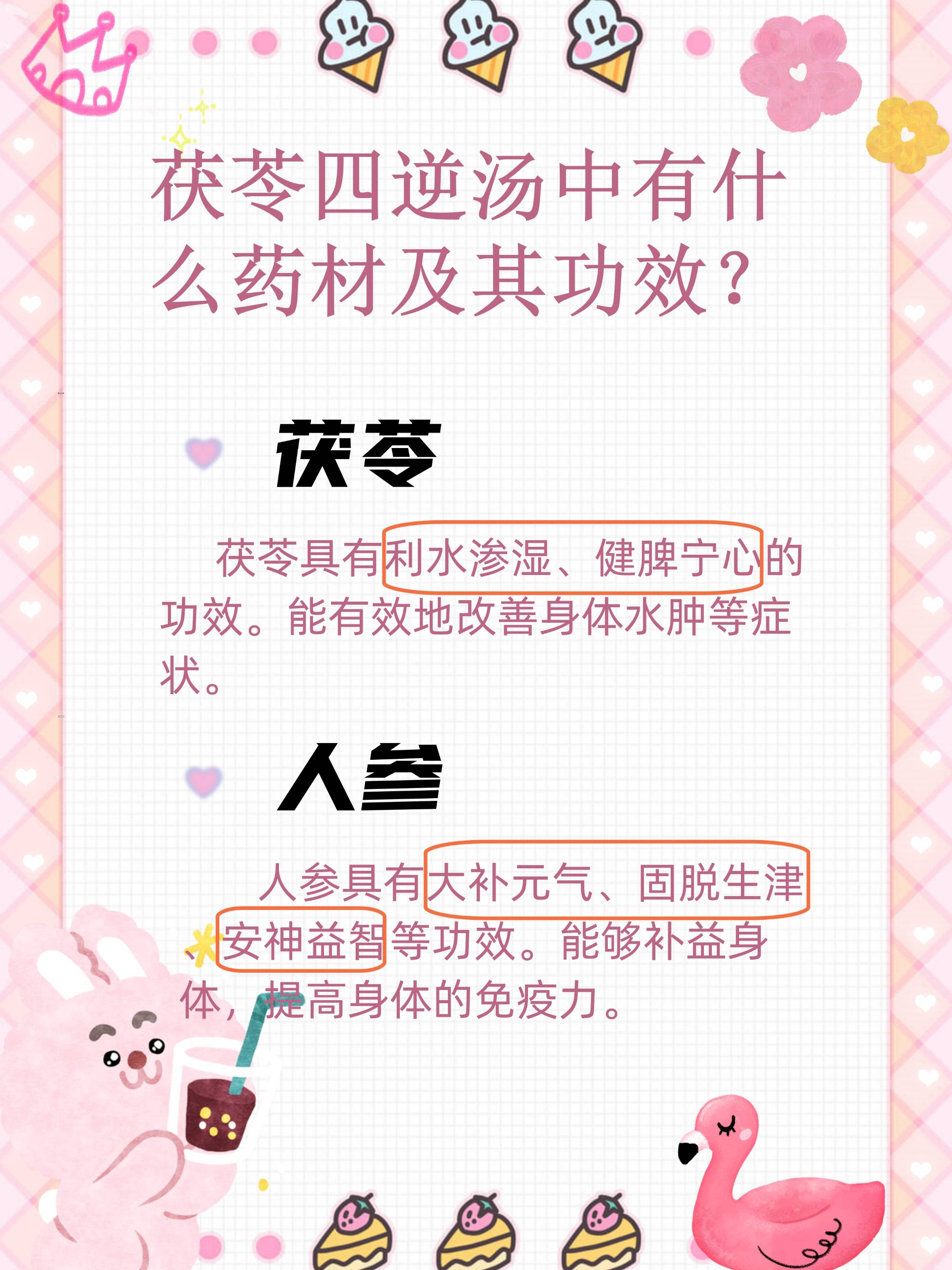 茯苓四逆汤配方中都有哪些药材.@陈恬静医生的动态