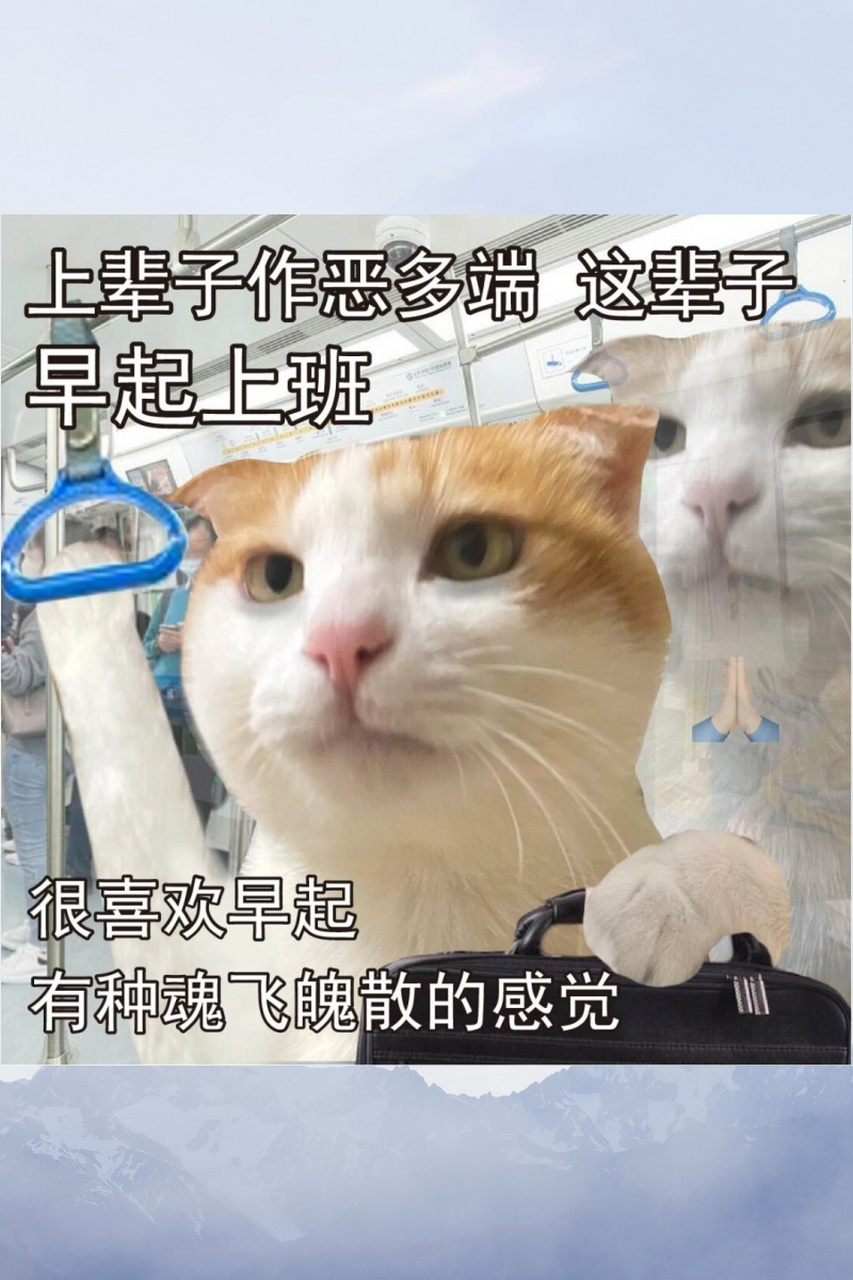上辈子作恶多端这辈子早起上班