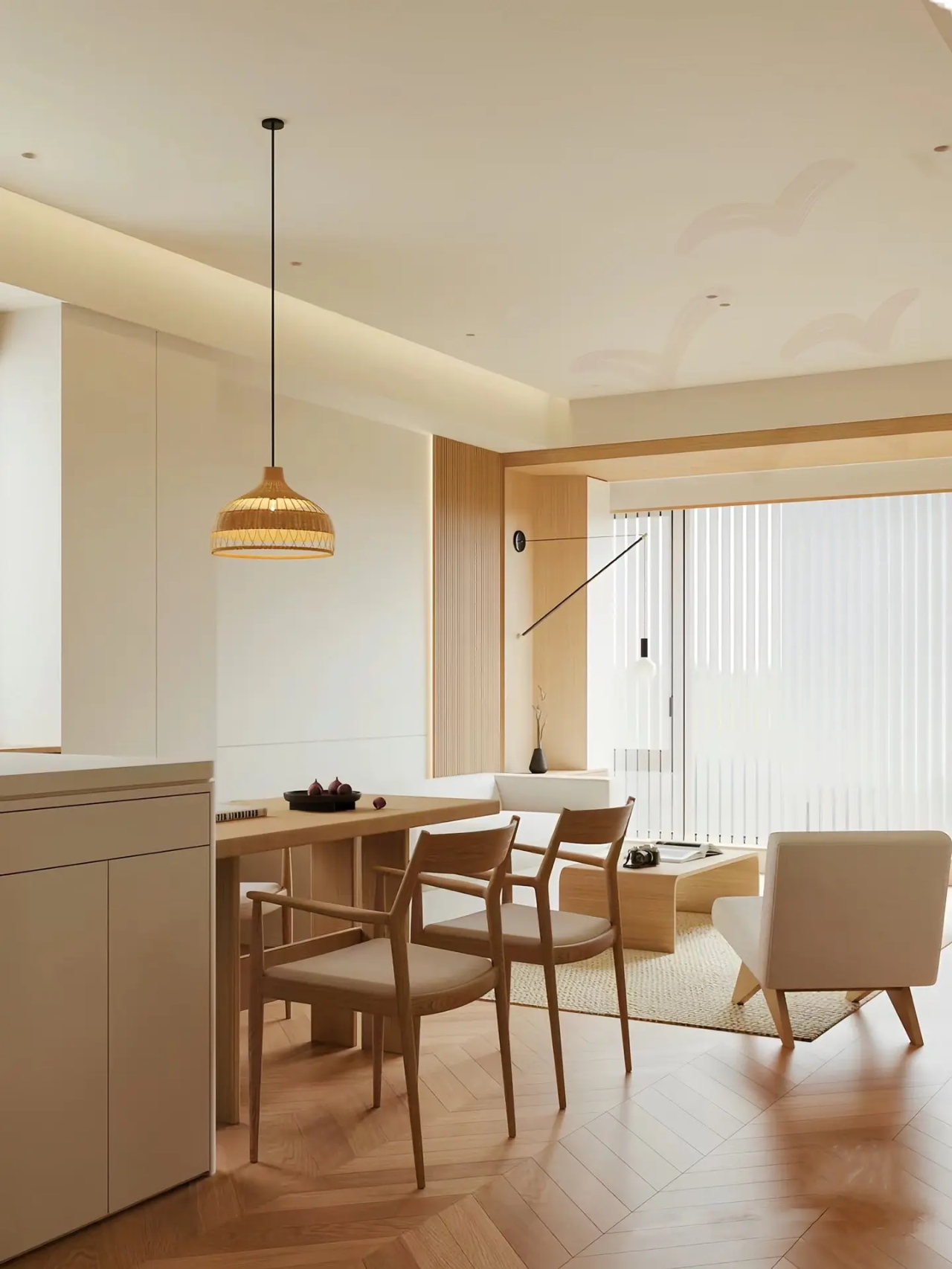 各式原木装修设计实景展现,不同风格的木质元素同样引人入胜!