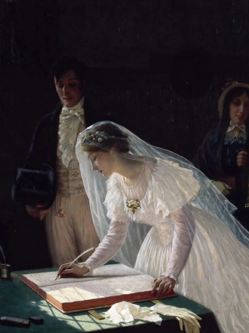 每天认识一幅画 《婚礼签字》