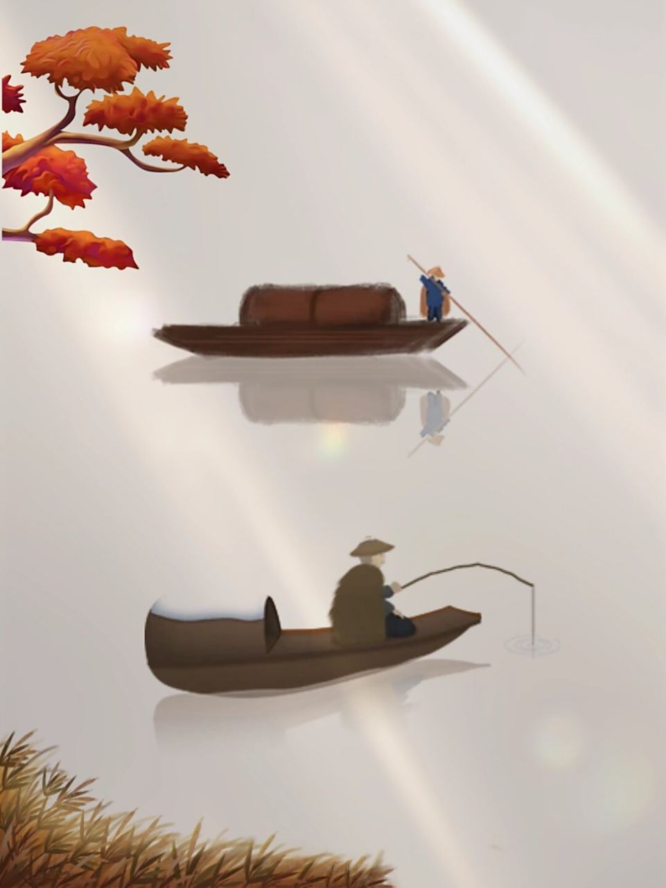 船,对于渔夫来说,不仅仅是一种交通工具,更是他们赖