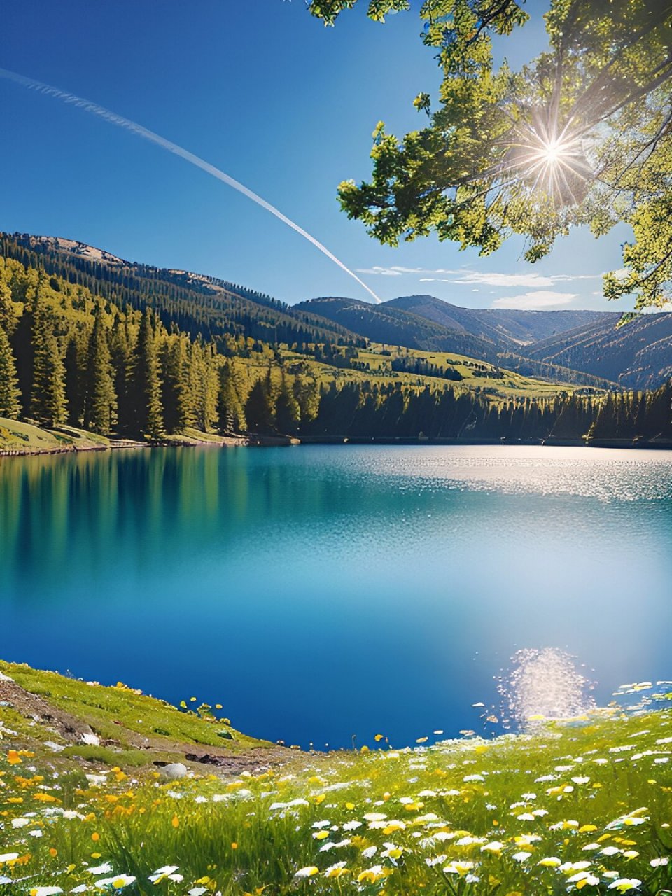 治愈系风景  看着蓝天白云和绿色的田野,所有的烦恼都在瞬间消失无踪.