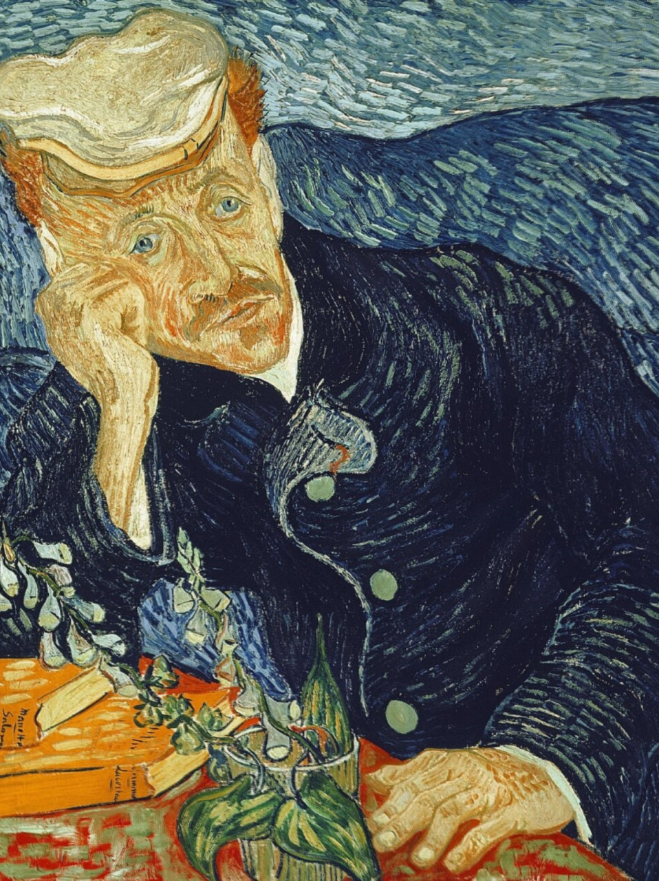 每日一位艺术家|(梵高之人物像)  梵高是一位著名的荷兰后印象派画家