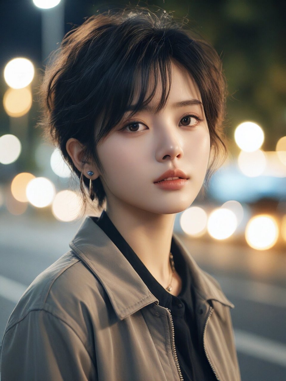 帅气短发头像丨中性风 人家尊嘟是女孩子.