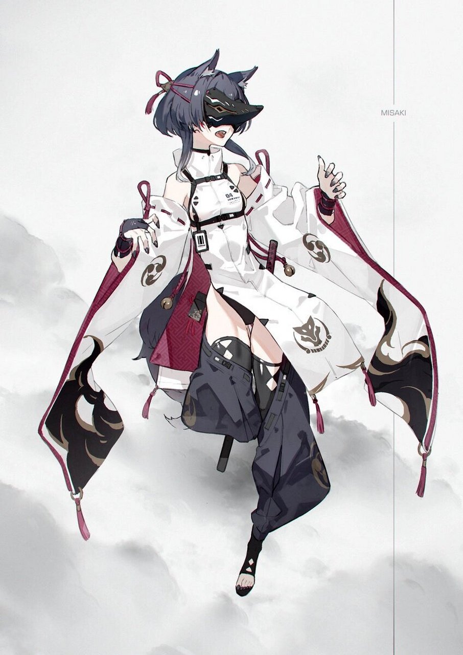 插画分享|独特的画风  neco老师在微博有号的,而且经常出手办,喜欢的