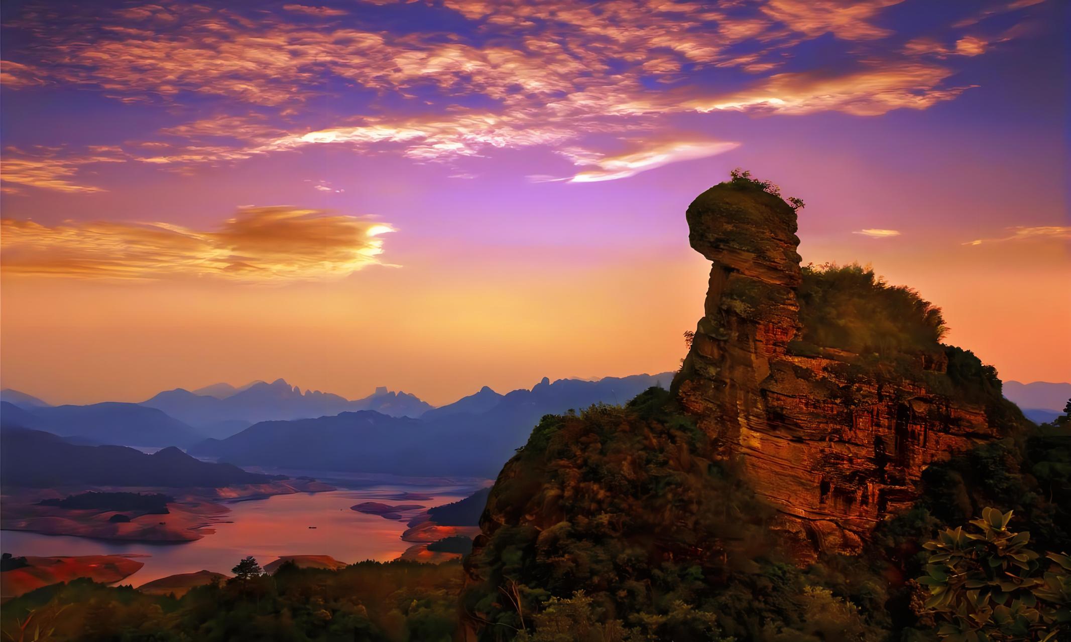 龙虎山标志性风景图片图片