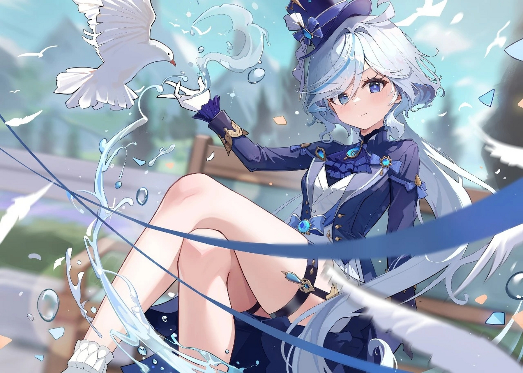 《原神》芙宁娜同人图分享,画师:せつな.喜欢就点个赞吧!#原神
