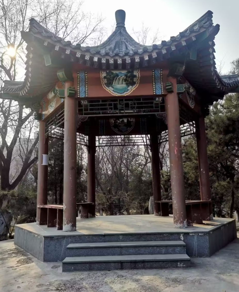 北京丰台万芳亭公园景色撩人