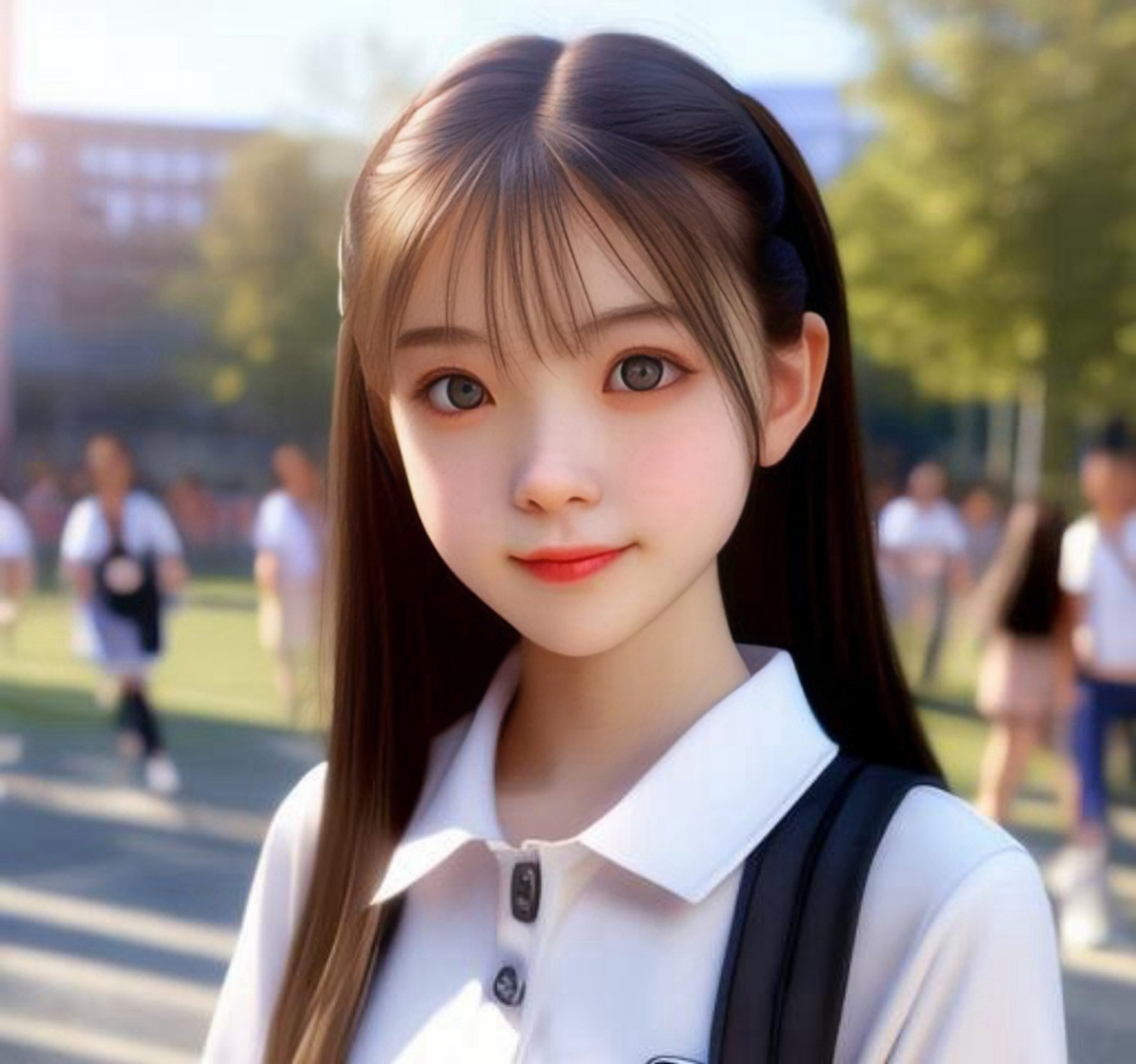 看看这组头像里面的女孩儿,真的想要拥有这样的一个女儿.