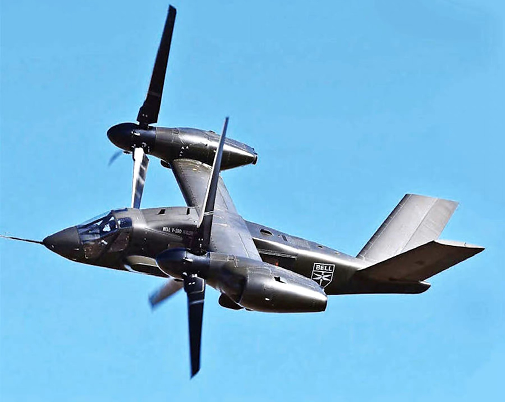 飞行器欣赏:美国 贝尔v-280倾转旋翼机,该机是为美国陆军"未来直升机
