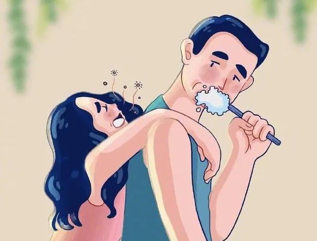 一旦男人开始碰你的头