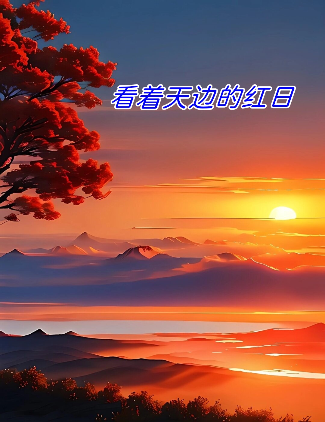 当我们遇到困难和挫折时,只要抬头看看那冉冉升起的太阳,就会重新燃起