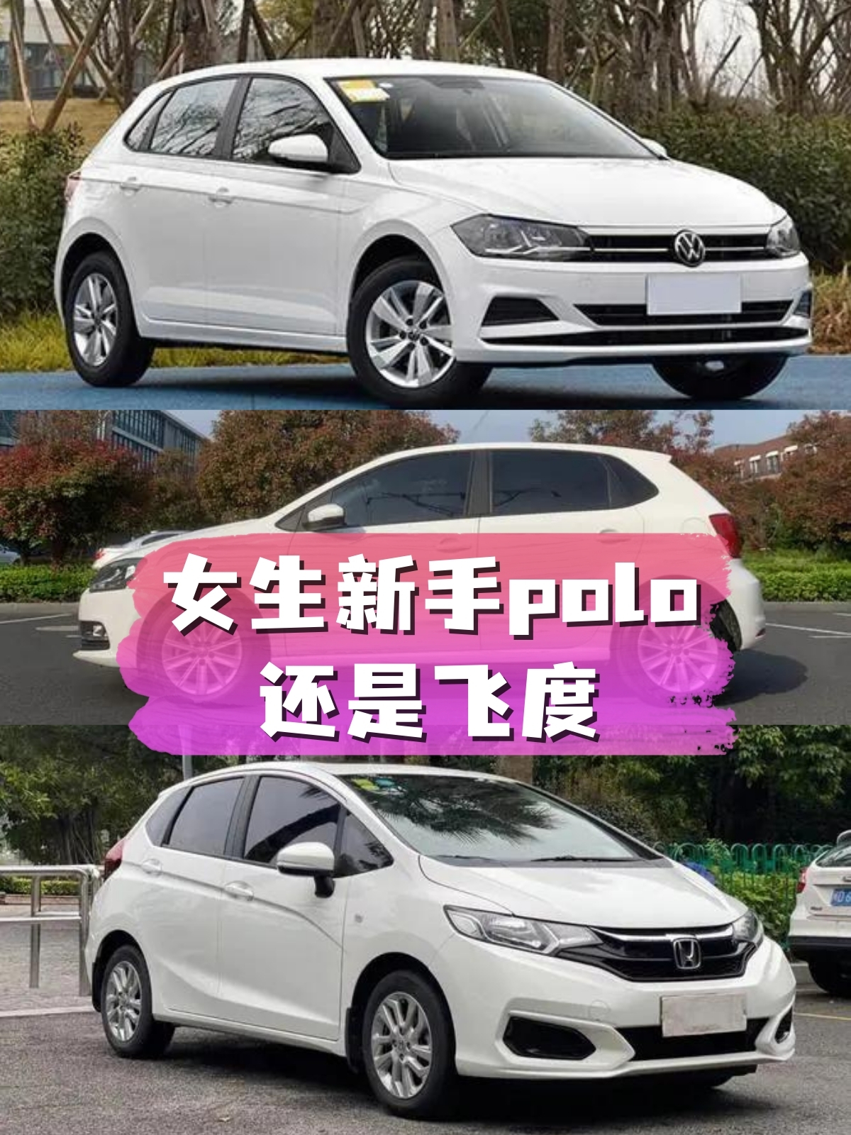 女生新手polo还是飞度 07.@汽车砖家讲解的动态