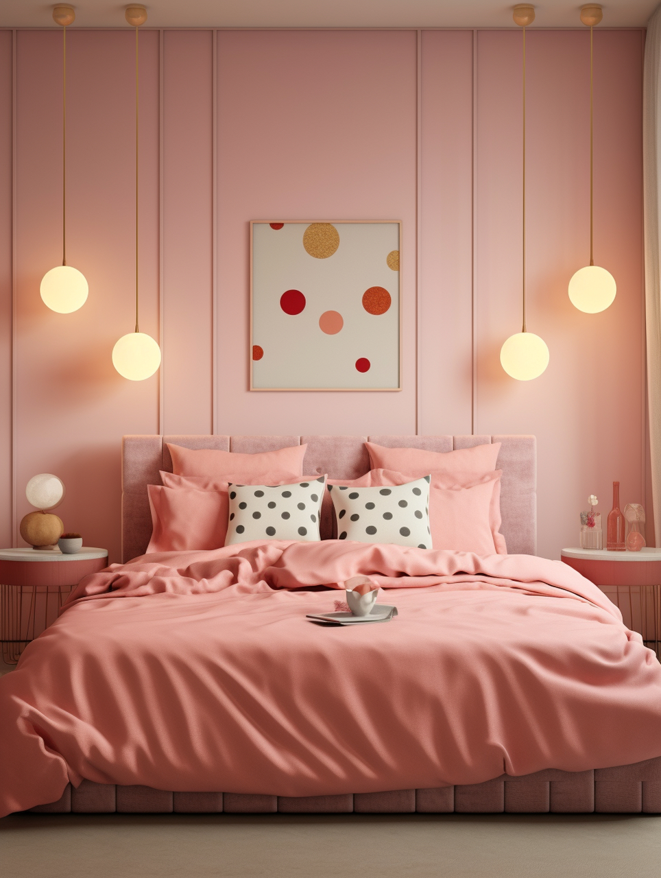 粉色梦幻卧室装饰