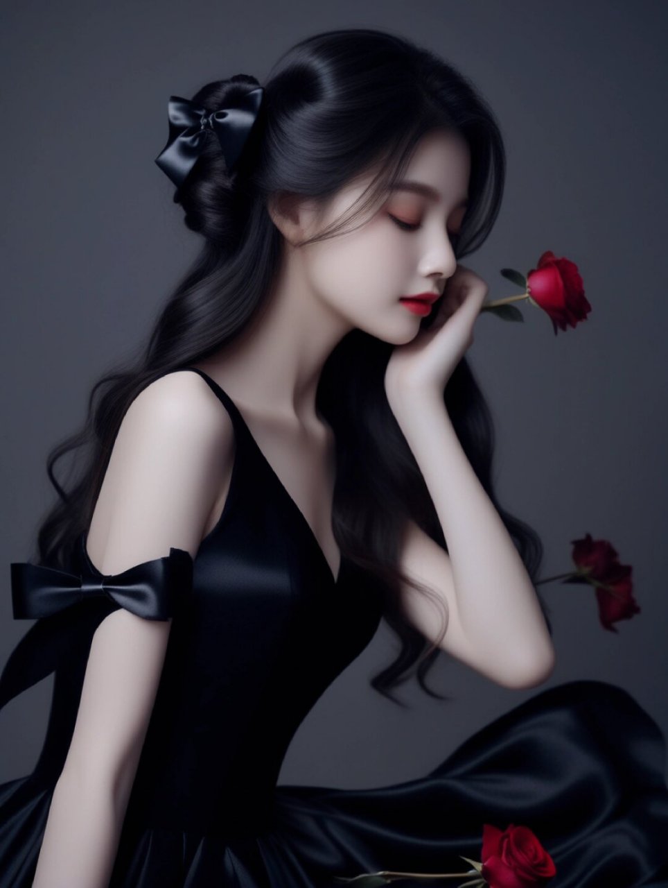 黑色系唯美侧颜头像  在社交媒体的世界里,头像成为了人们展示个性与