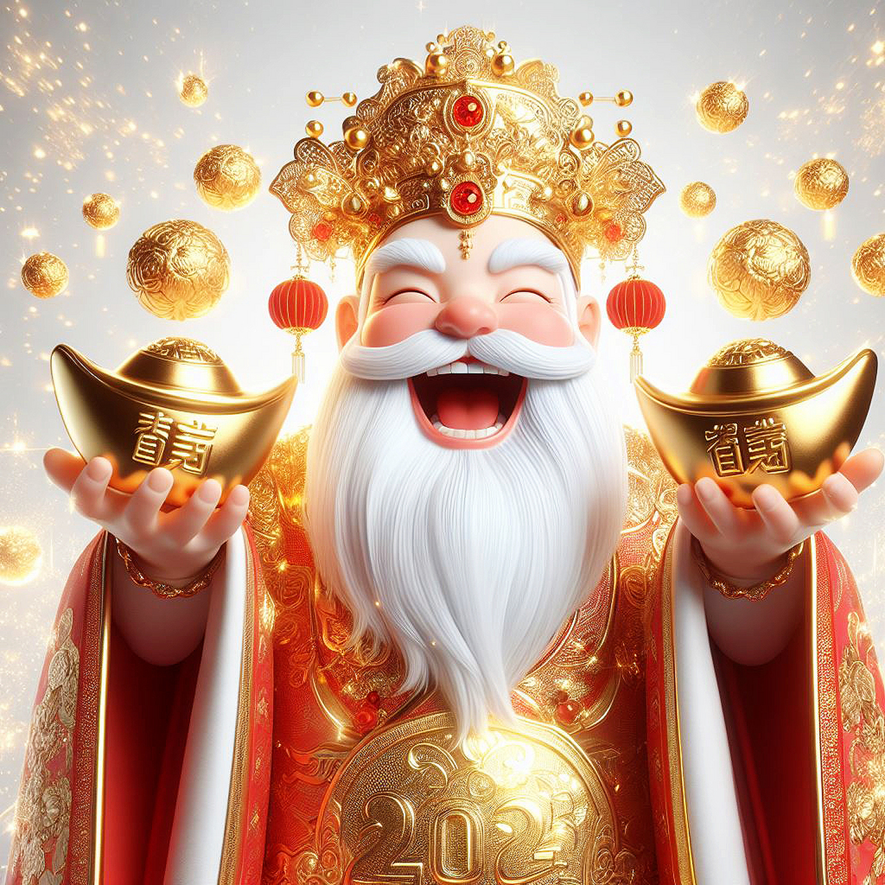 最靓头像壁纸征集赛# #财神# "财神哈哈笑,好运要来到"是一个传偷的