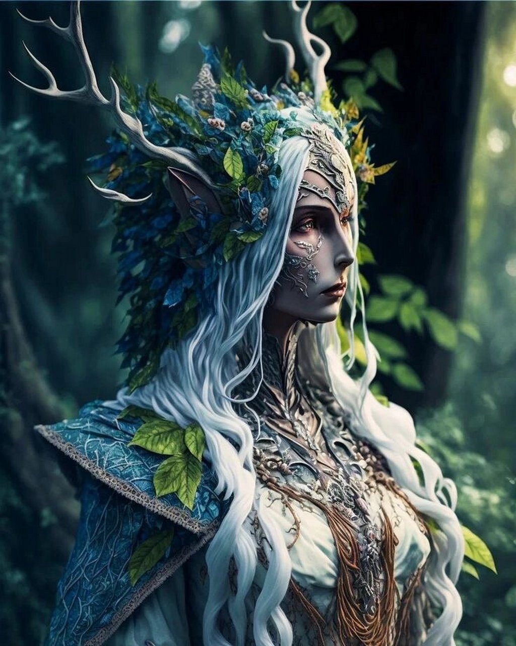 适合山海经系列的特效妆容分享  绝美!