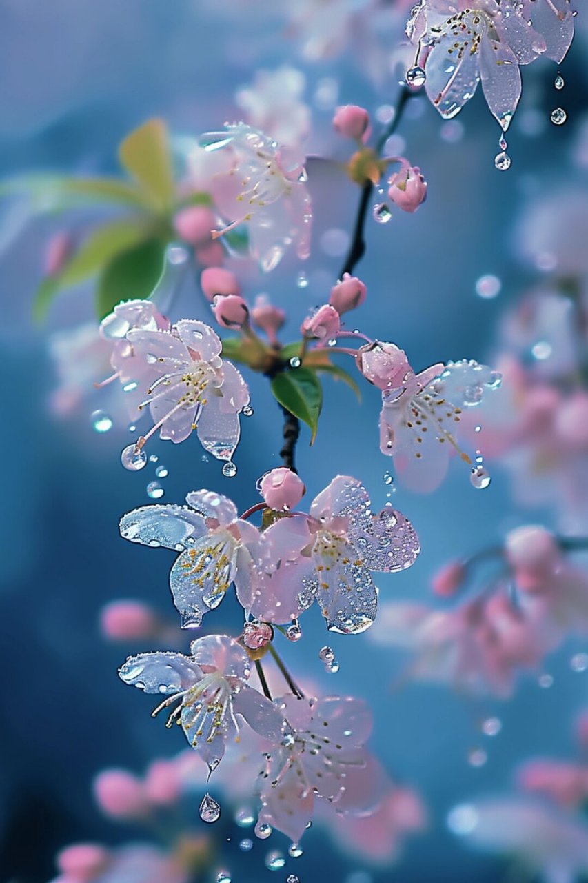 晶莹透明的小花花  我分享了一些好看的花壁纸,喜欢这类壁纸的朋友一