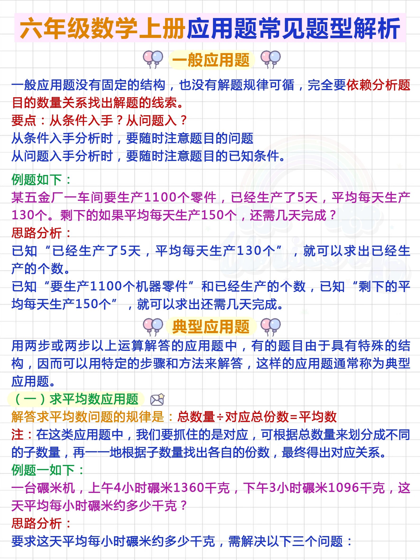应用题满分技巧！5-6年级解题模板，直接套用的简单介绍