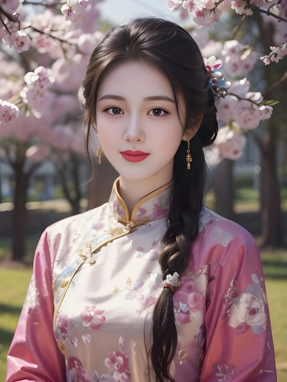 国风美女图片  在国风国潮的潮流中,气质美女成为了一道亮丽的风景线.