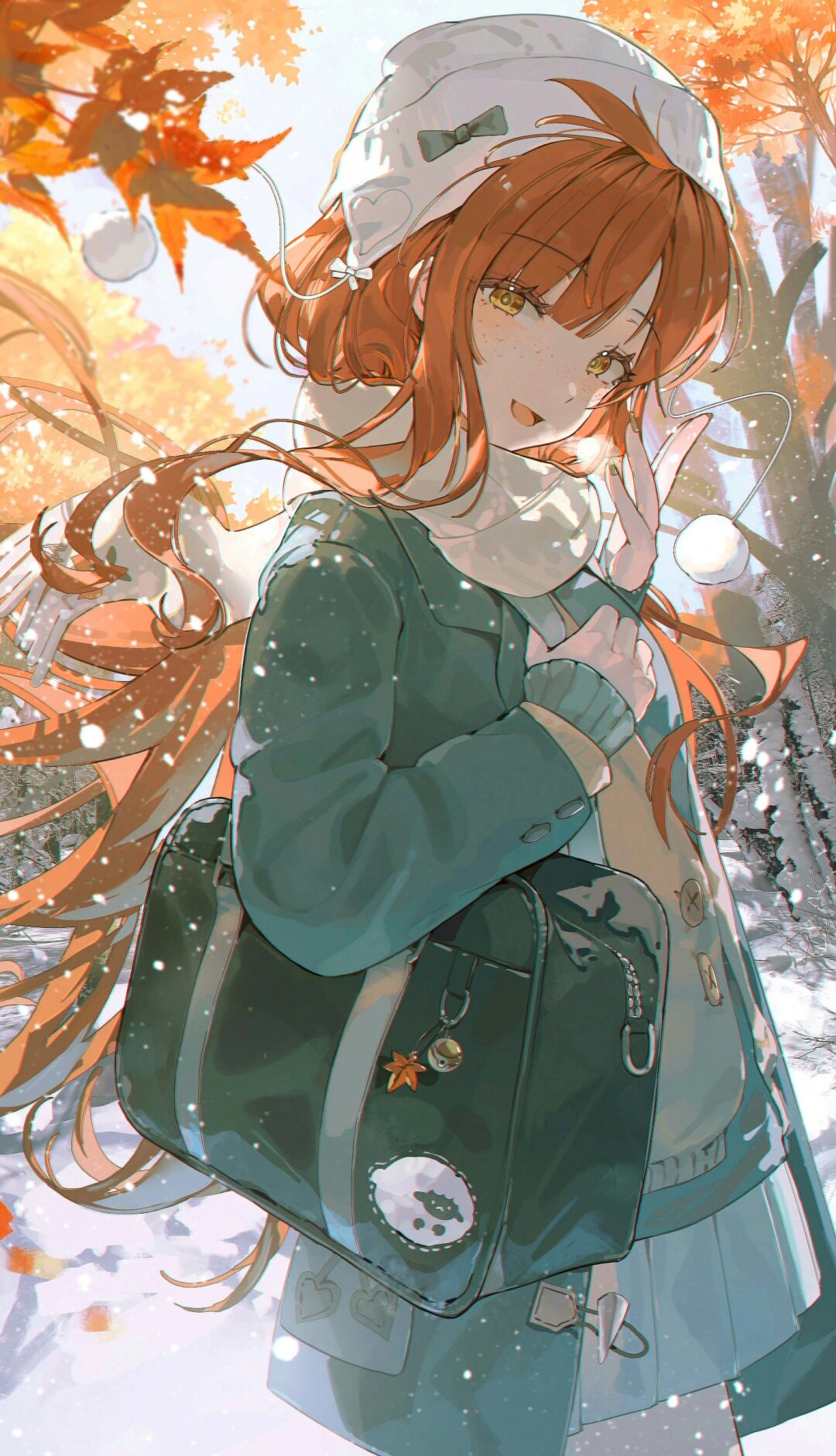 手绘唯美意境插图