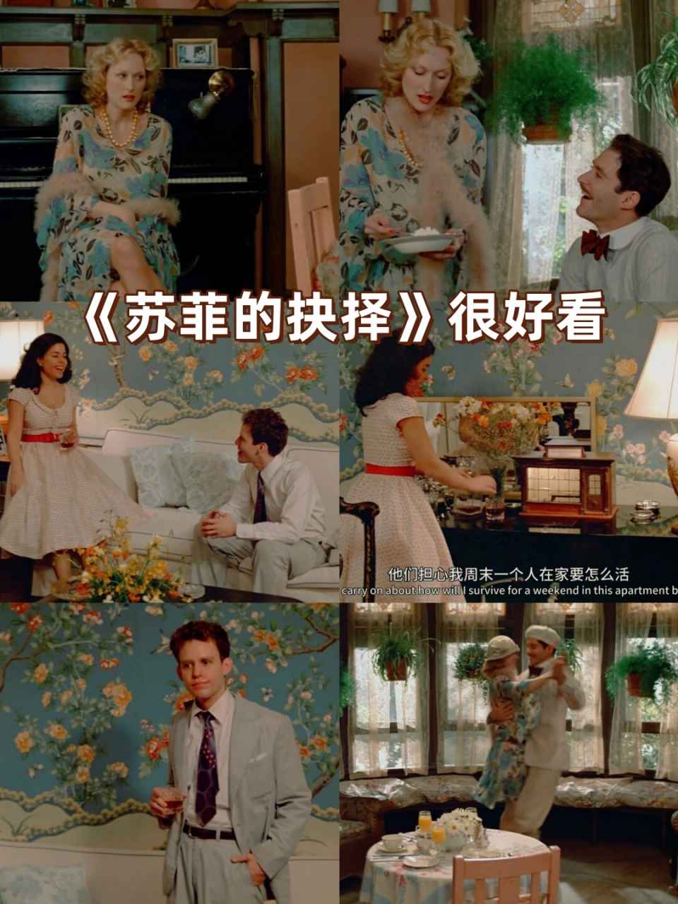 《苏菲的抉择》很好看  《苏菲的抉择》是一部感人至深的电影,讲述了