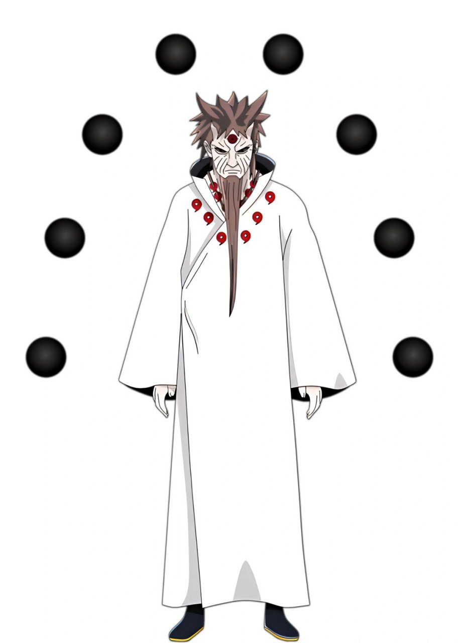 忍宗的开山祖师,被世人尊称为"六道仙人"  大筒木羽衣,又名六道仙人