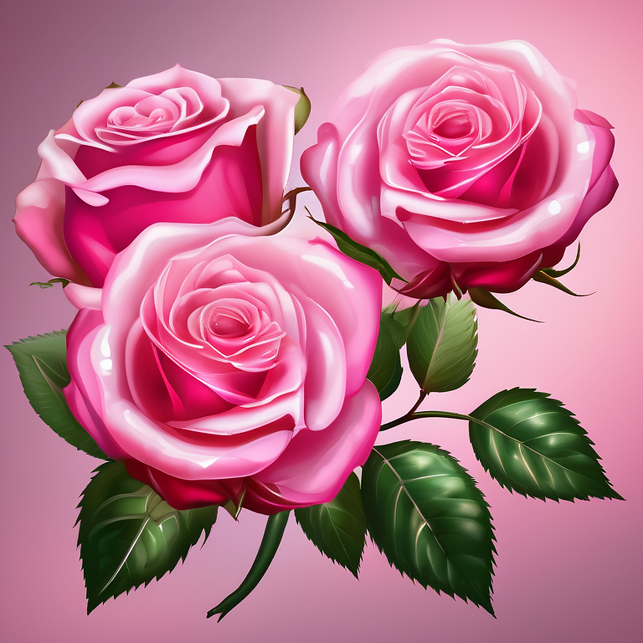 可爱又美丽的粉色透明双生玫瑰花,就像双胞胎姐妹一样讨人喜欢.