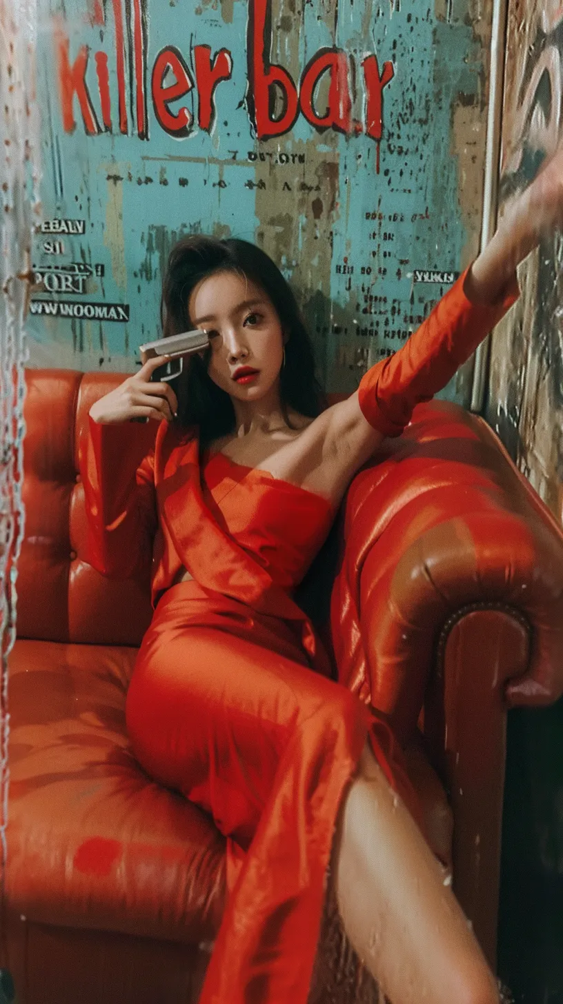 壁纸分享,这么酷飒的美女杀手,你心动了吗