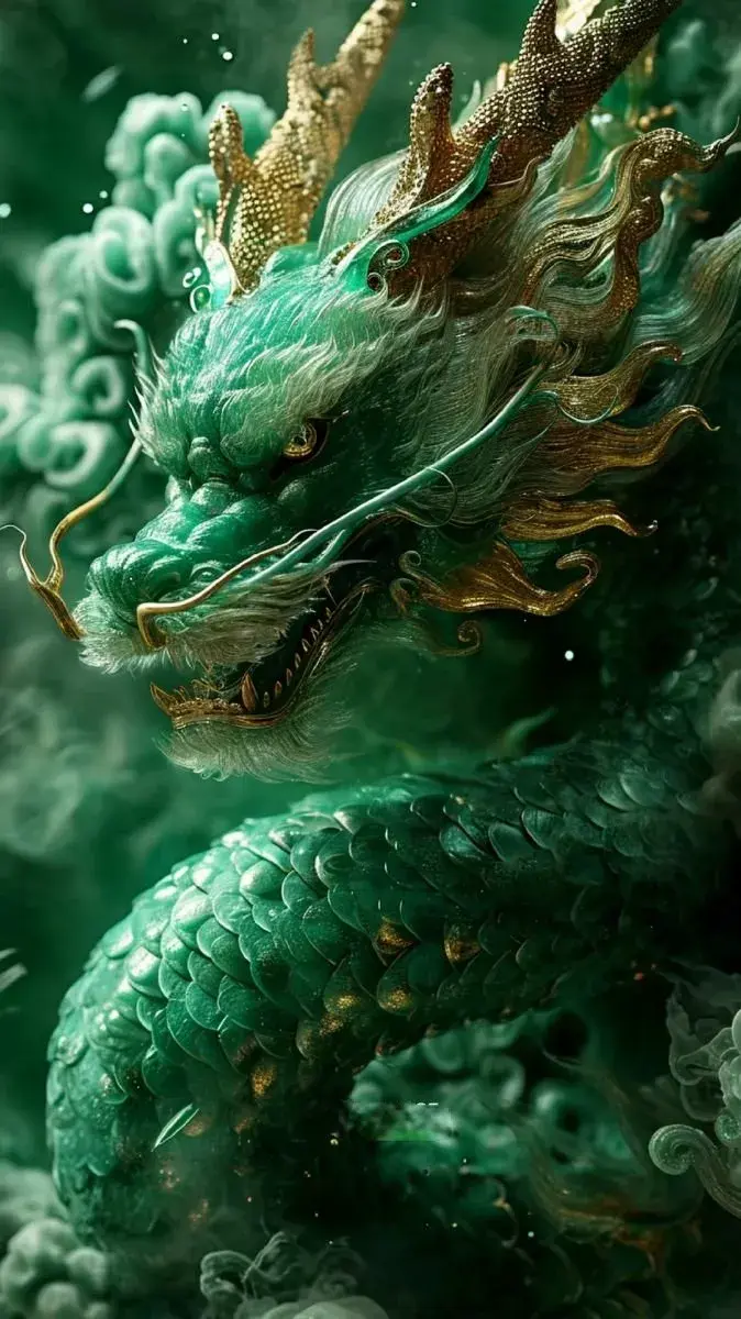 神龙壁纸,新春佳节,瑞兽贺岁,喜气满人间