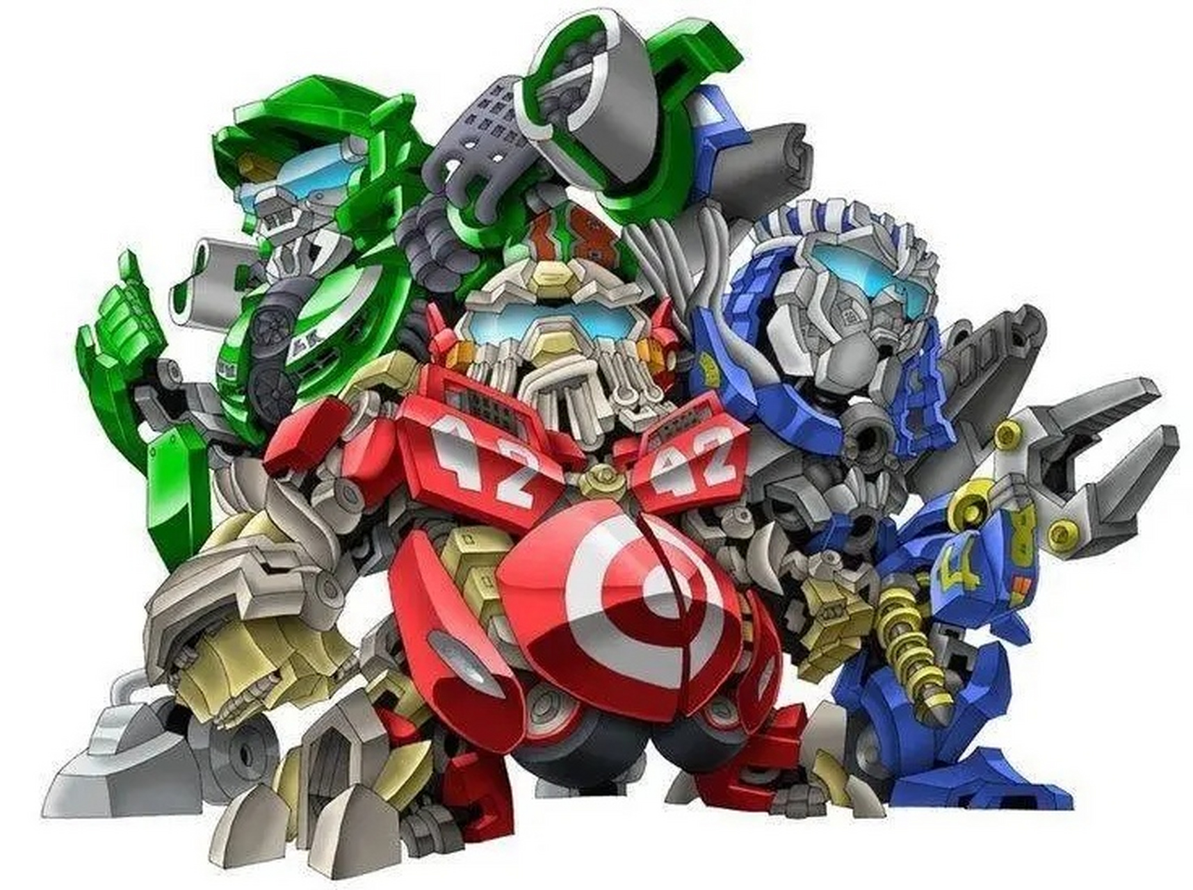 一组q版变形金刚角色插画欣赏,展现了真人电影人物可爱的一面.#优质创