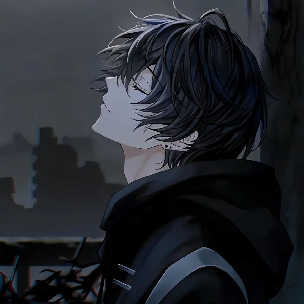 孤独感瞬间拉满的男生头像