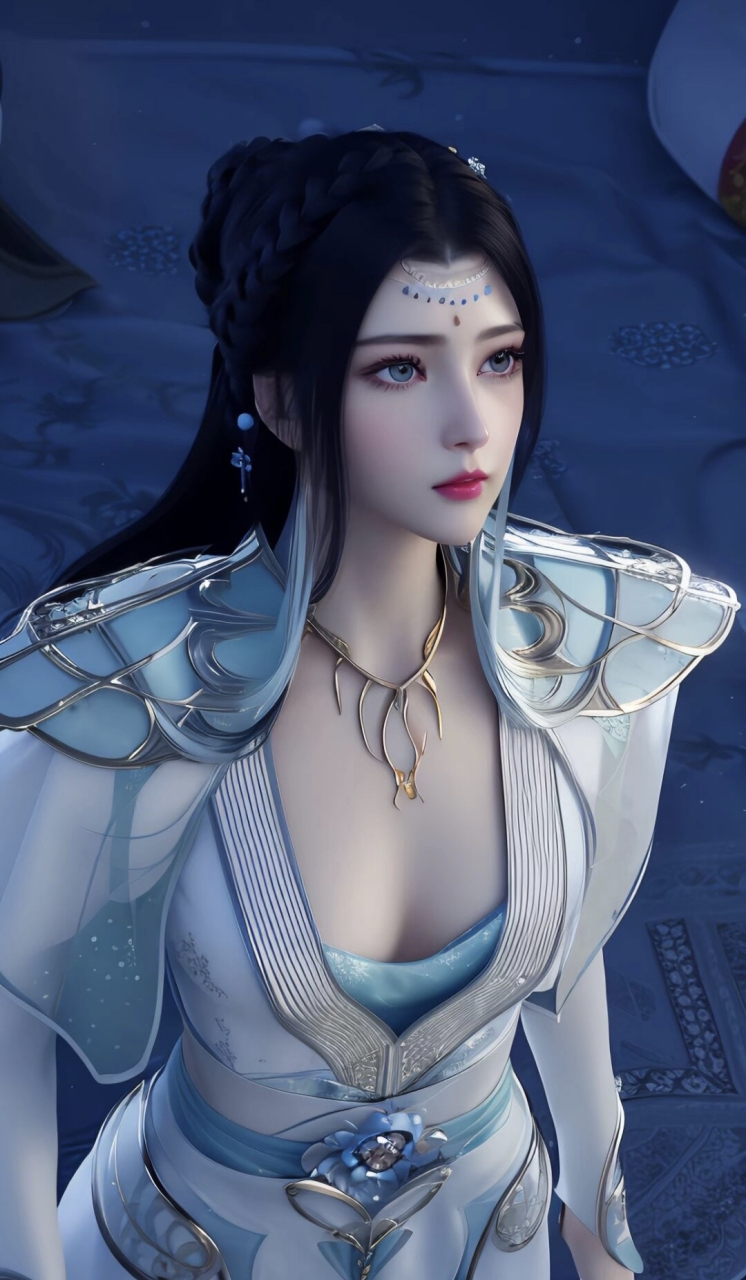 斗破苍穹 云韵 高清手机壁纸来喽  她容貌绝美,身姿绰约,气质清冷