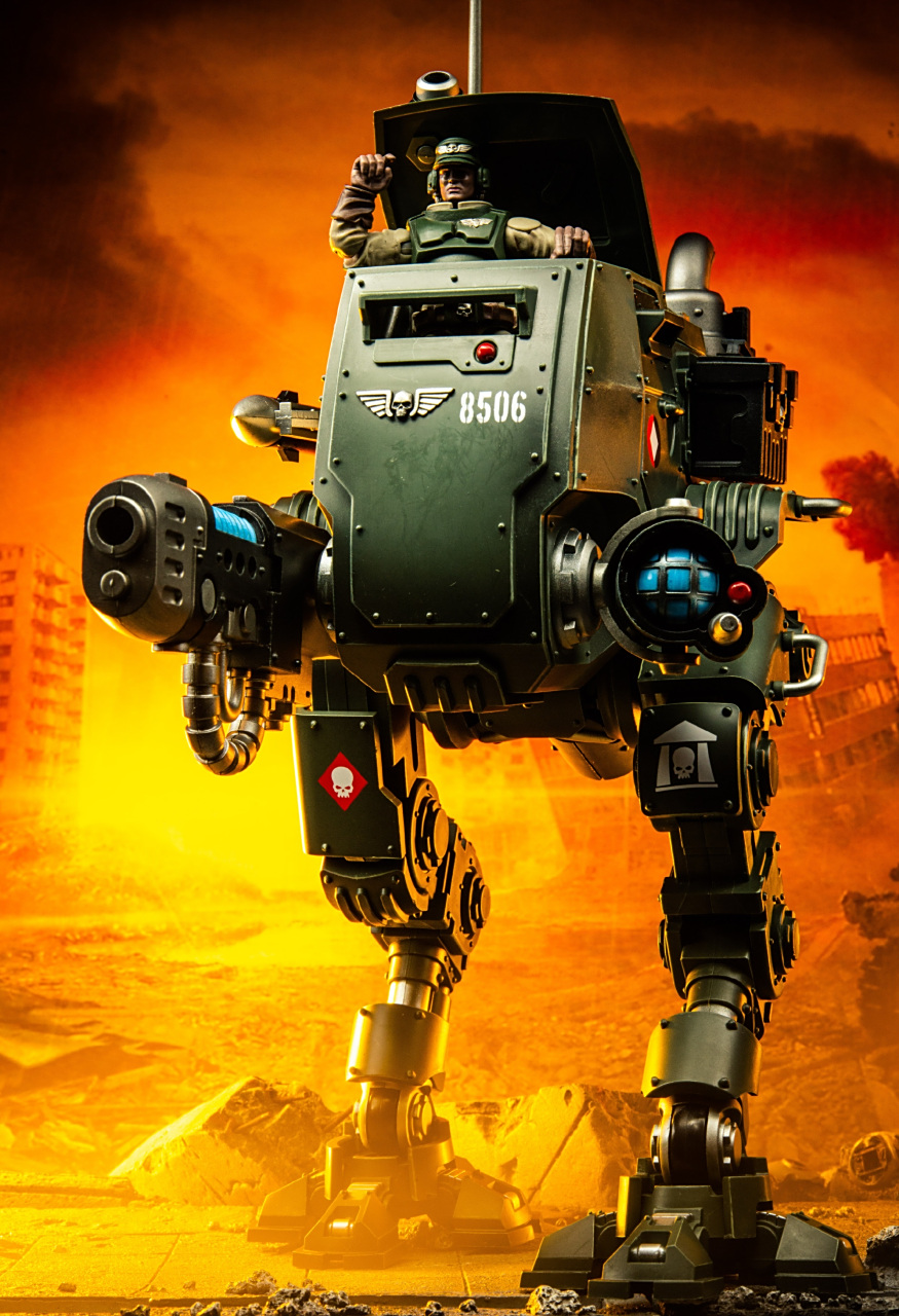 模型欣赏:暗源 战锤40k 卡迪亚装甲哨兵,by lam闻风.