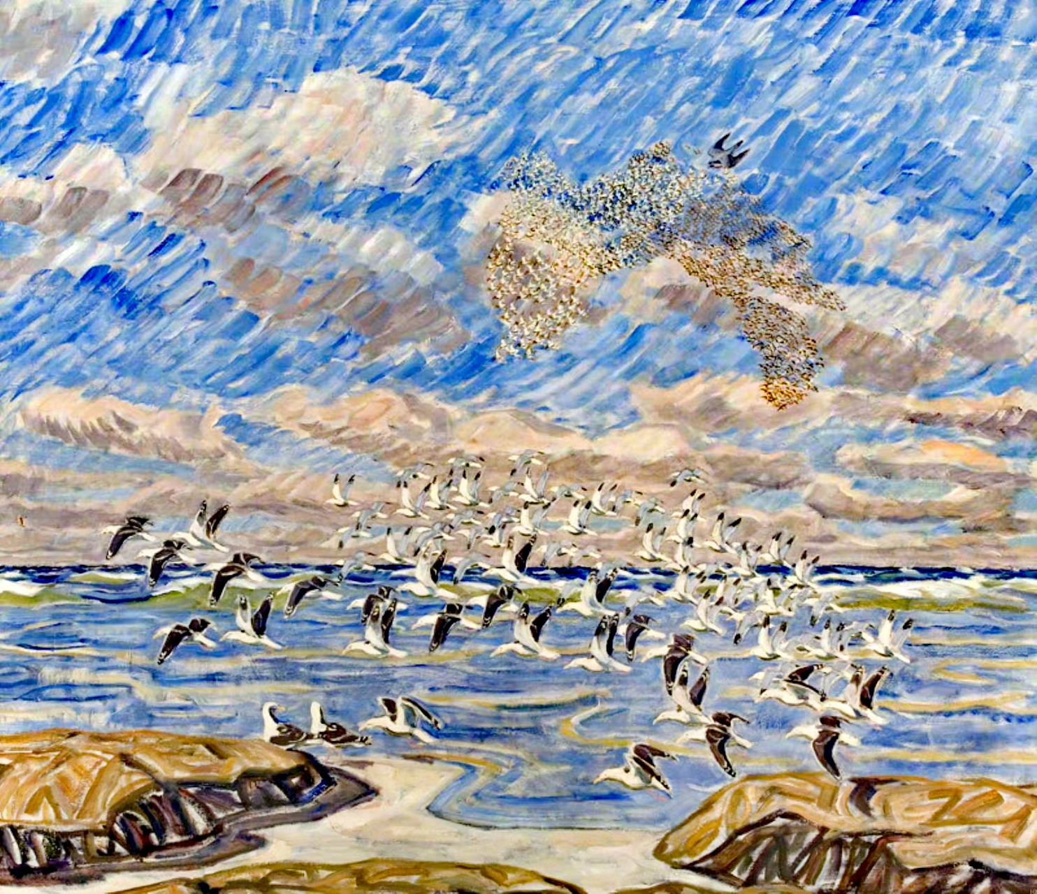 画家johannes larsen《飞鸟集》插画欣赏,展现了各种鸟
