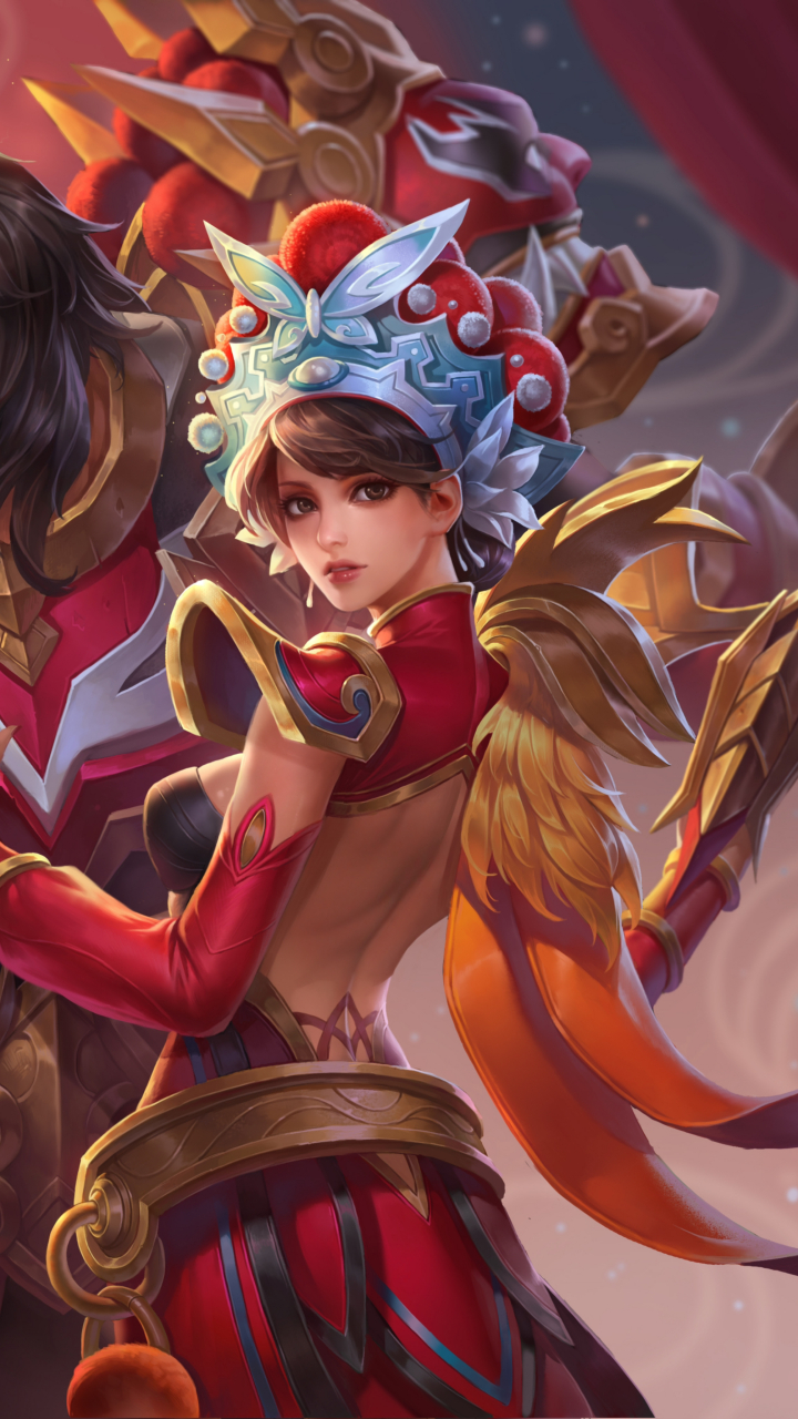 王者荣耀壁纸——虞姬第二弹  历史原型  虞姬,系项羽帐下的美人,什么