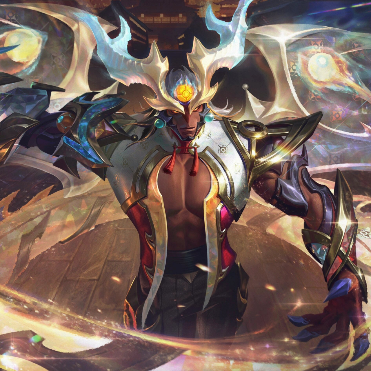 龙年限定剑魔这皮肤原画简直帅到冲上云霄🐲快给原画师加一年的鸡腿