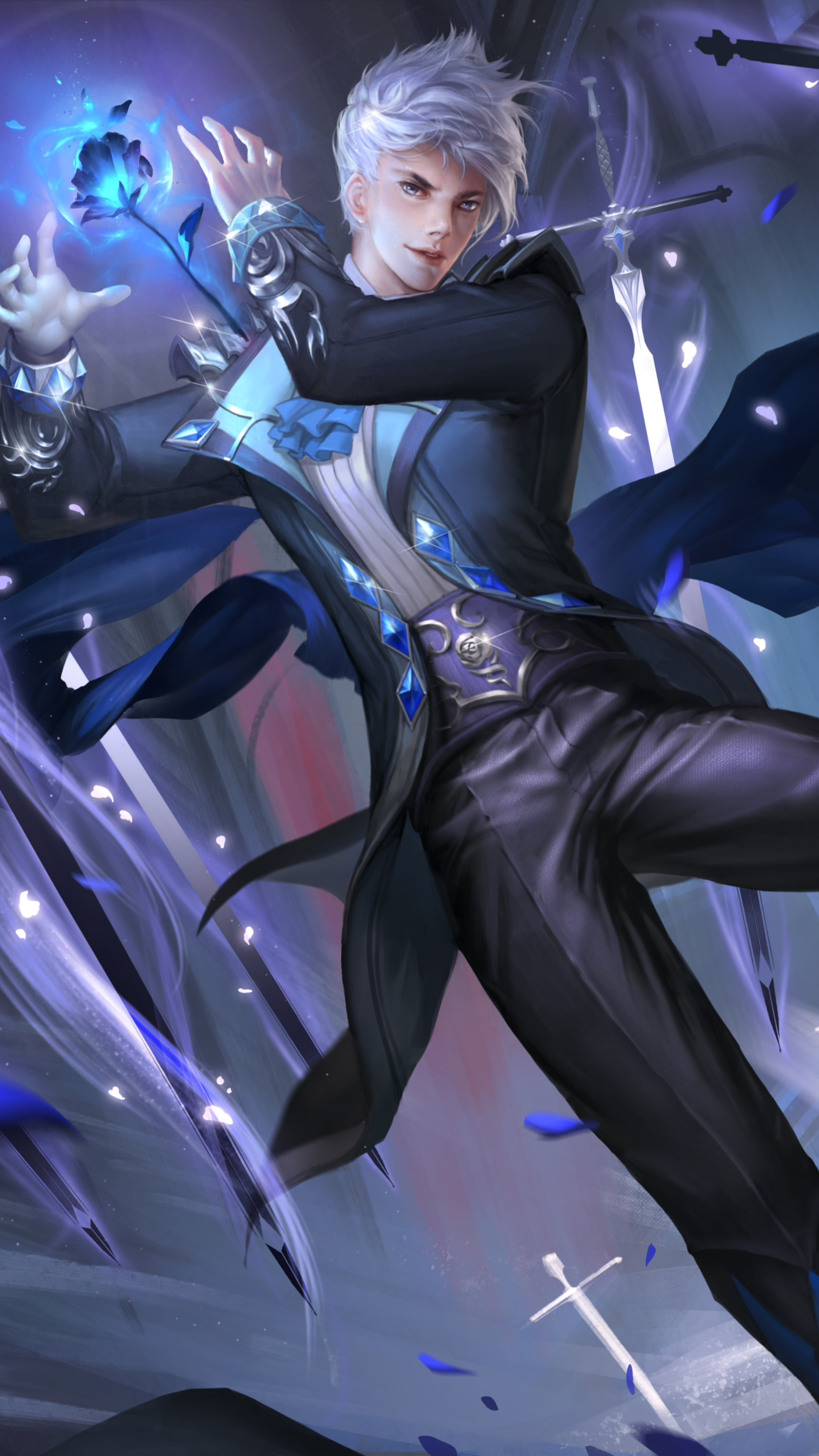 王者荣耀壁纸——嬴政  天上天下,共同世界.