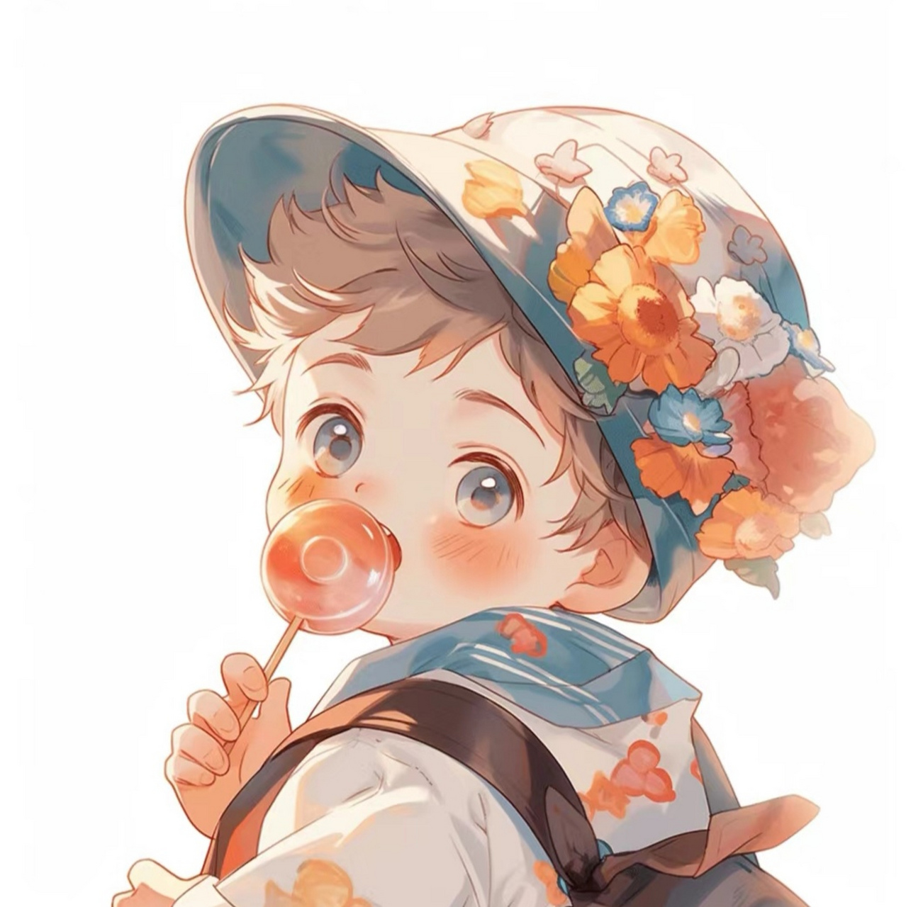 【二次元男生头像分享】 开开心心,可可爱爱,软软糯糯的小男孩儿头像.