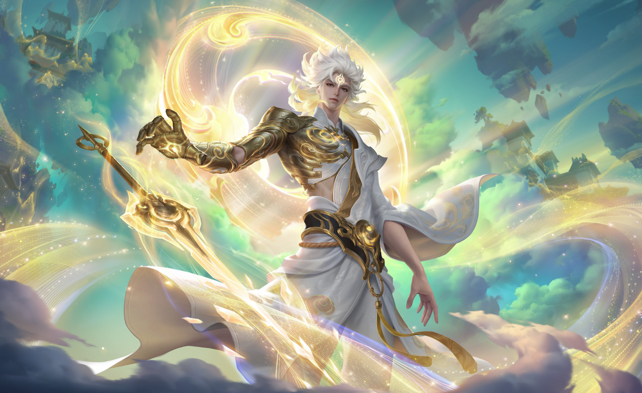 王者荣耀》李白新皮肤碎月剑心推出后大受欢迎,其特效表现不输于典藏