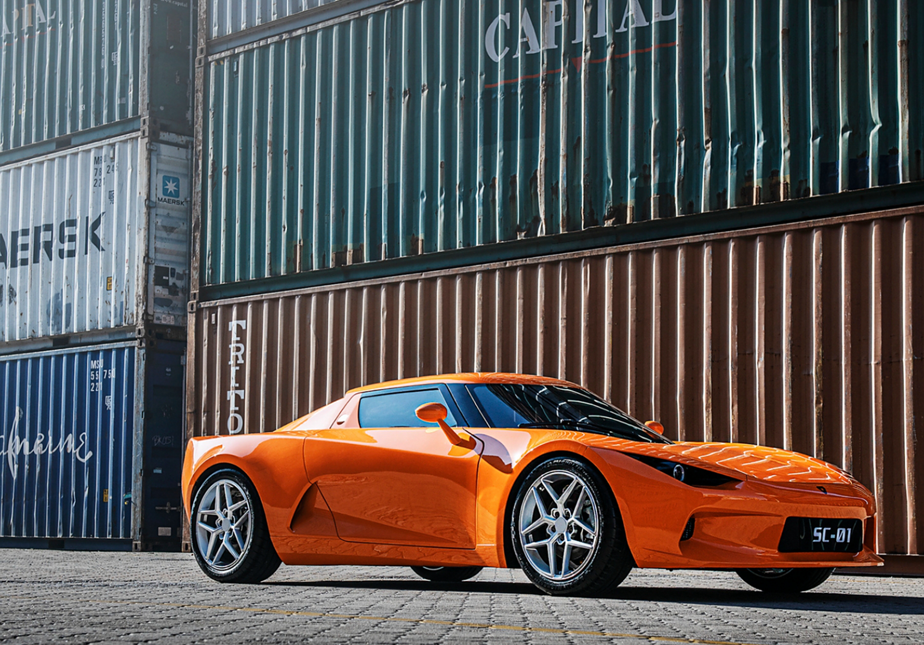 sc-01小跑车,外观时尚简约.零百加速仅需3.9秒!续航52omkm!