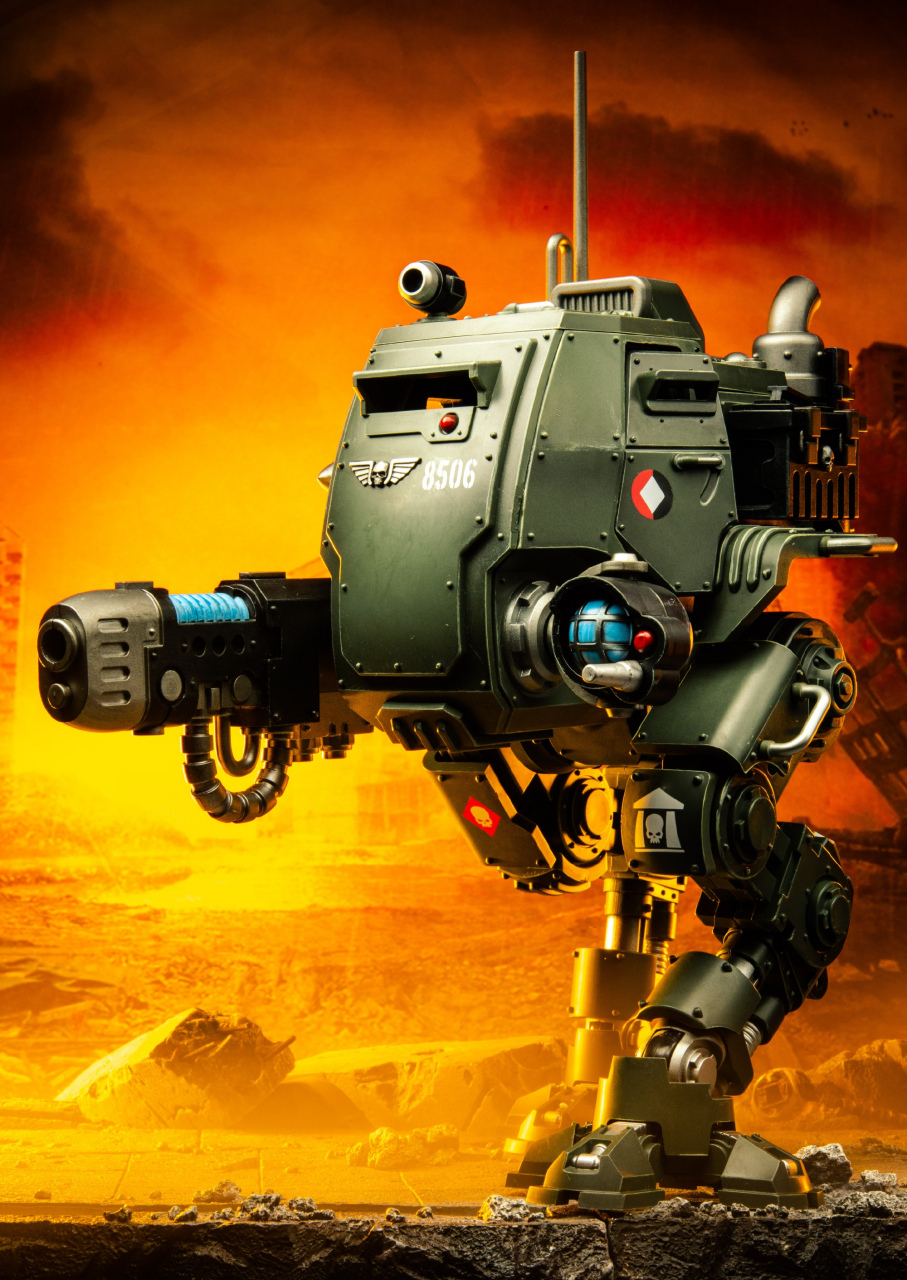 模型欣赏:暗源 战锤40k 卡迪亚装甲哨兵,by lam闻风.